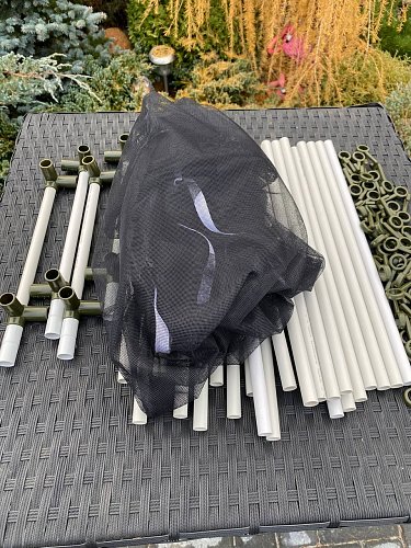 Сушилка для рыбы три яруса черная