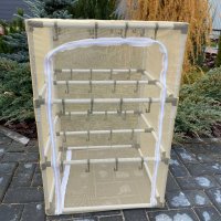 Сетка для сушилки три яруса песочная