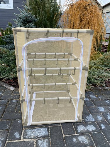 Сетка для сушилки три яруса песочная