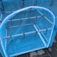 Сушилка для рыбы два яруса голубая