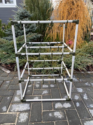 Сушилка для рыбы три яруса песочная