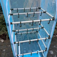 Сушилка для рыбы четыре яруса голубая