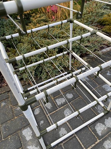 Каркас для сушилки пластиковый три яруса