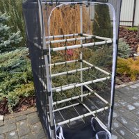 Сушилка для рыбы четыре яруса черная