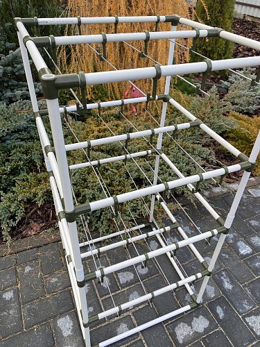 Сушилка для рыбы четыре яруса черная