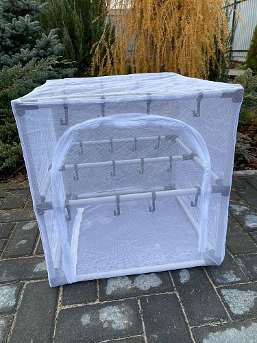 Сушилка для рыбы два яруса белая