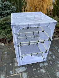 Сушилка для рыбы три яруса белая