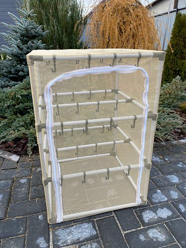 Сушилка для рыбы три яруса песочная