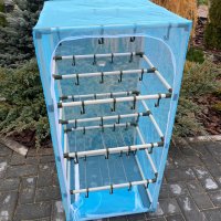 Сушилка для рыбы четыре яруса голубая