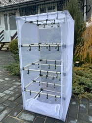 Сушилка для рыбы четыре яруса белая