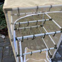 Сушилка для рыбы три яруса песочная