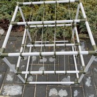 Сушилка для рыбы два яруса голубая