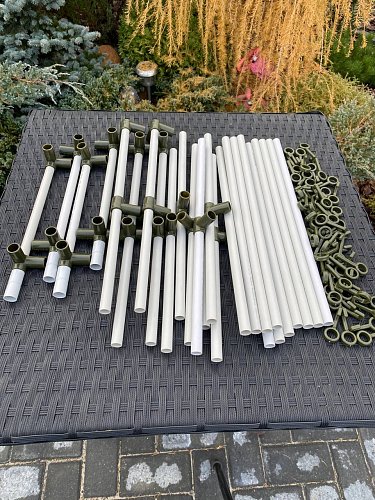 Каркас для сушилки пластиковый три яруса