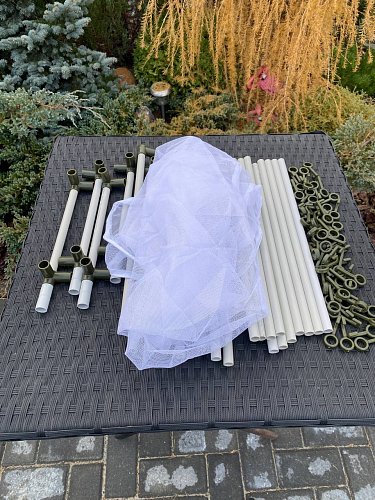 Сушилка для рыбы два яруса белая