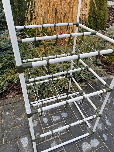 Сушилка для рыбы четыре яруса черная