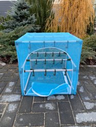 Сушилка для рыбы два яруса голубая