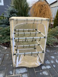 Сушилка для рыбы три яруса песочная