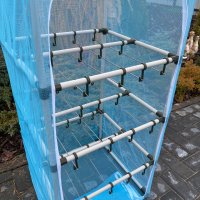 Сушилка для рыбы четыре яруса голубая