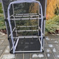 Сушилка для рыбы три яруса черная