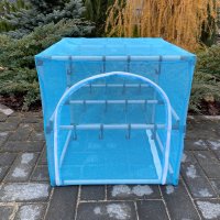 Сушилка для рыбы два яруса голубая