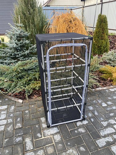 Сушилка для рыбы четыре яруса черная