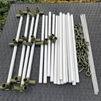 Сушилка для рыбы два яруса голубая