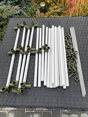 Сушилка для рыбы два яруса голубая