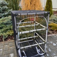 Сушилка для рыбы три яруса черная