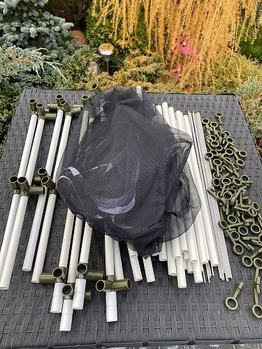 Сушилка для рыбы четыре яруса черная