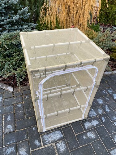 Сушилка для рыбы три яруса песочная