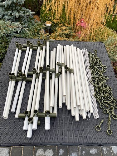 Сушилка для рыбы четыре яруса голубая