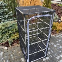 Сушилка для рыбы четыре яруса черная