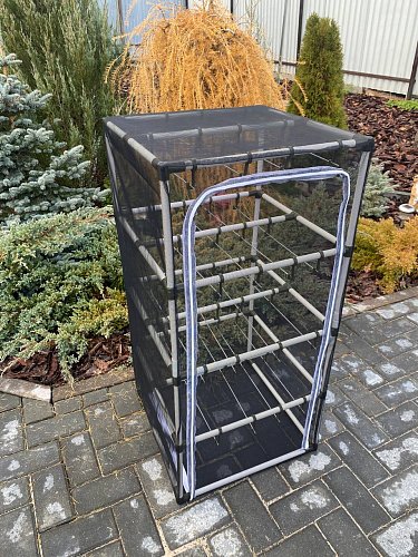 Сушилка для рыбы четыре яруса черная