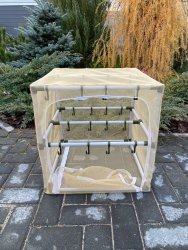 Сушилка для рыбы два яруса песочная