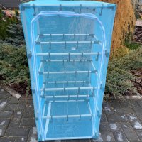 Сушилка для рыбы четыре яруса голубая