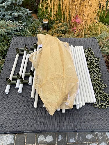 Сушилка для рыбы три яруса песочная