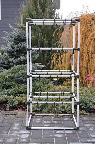 Каркас для сушилки пластиковый четыре яруса