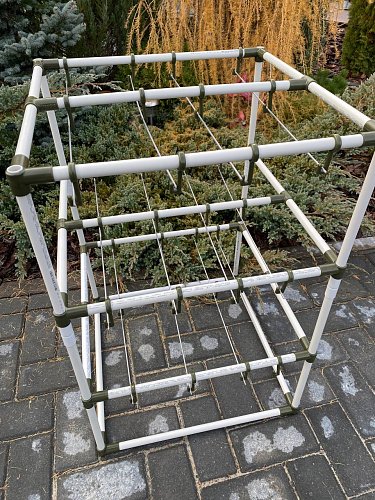 Сушилка для рыбы три яруса песочная