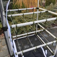 Сушилка для рыбы три яруса черная