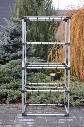 Каркас для сушилки алюминиевый четыре яруса Каркас для сушилки алюминиевый четыре яруса