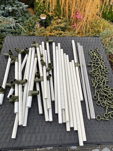 Сушилка для рыбы три яруса белая