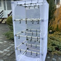 Сушилка для рыбы четыре яруса белая