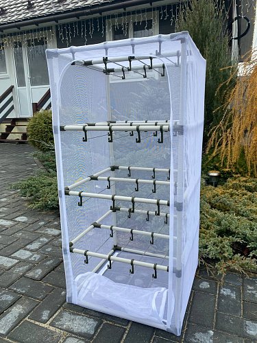 Сушилка для рыбы четыре яруса белая