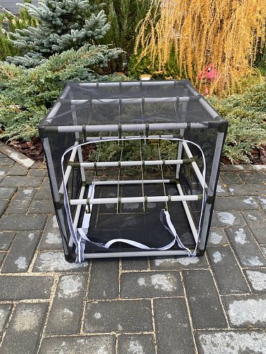 Сушилка для рыбы два яруса черная