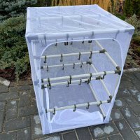 Сушилка для рыбы три яруса белая