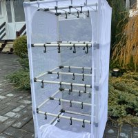 Сушилка для рыбы четыре яруса белая