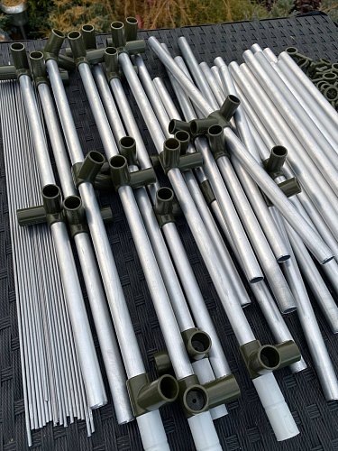 Каркас для сушилки алюминиевый три яруса