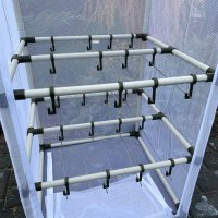 Сушилка для рыбы четыре яруса белая