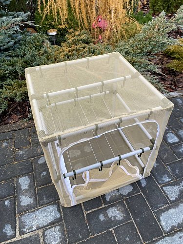 Сушилка для рыбы два яруса песочная