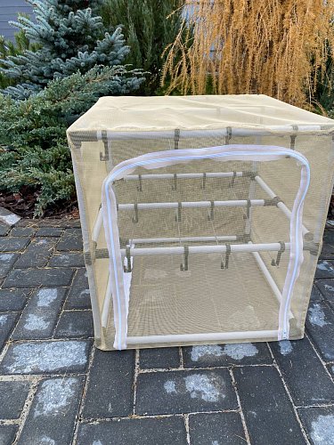 Сушилка для рыбы два яруса песочная